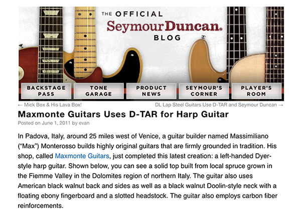 seymour duncan blog